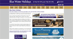 Desktop Screenshot of bluewaterholidays.com